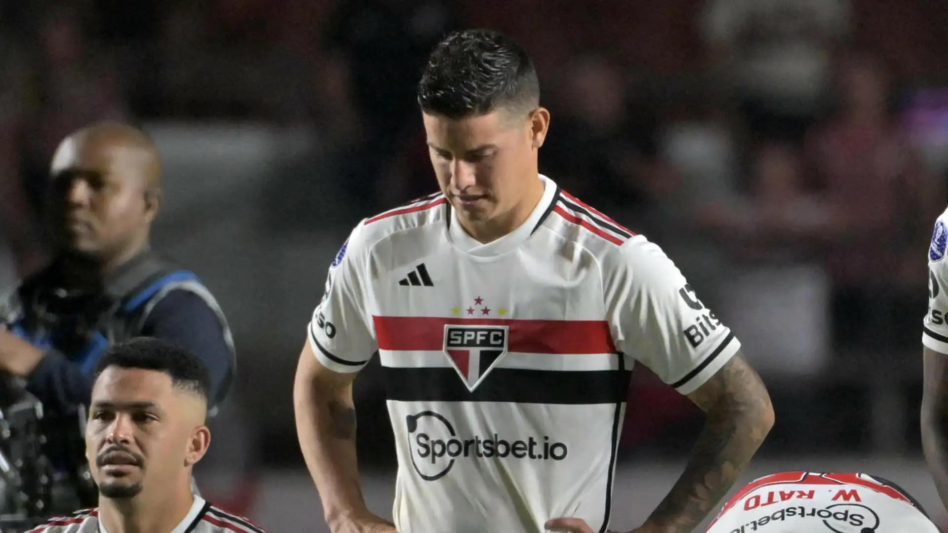 James Rodríguez, volante del Sao Paulo.