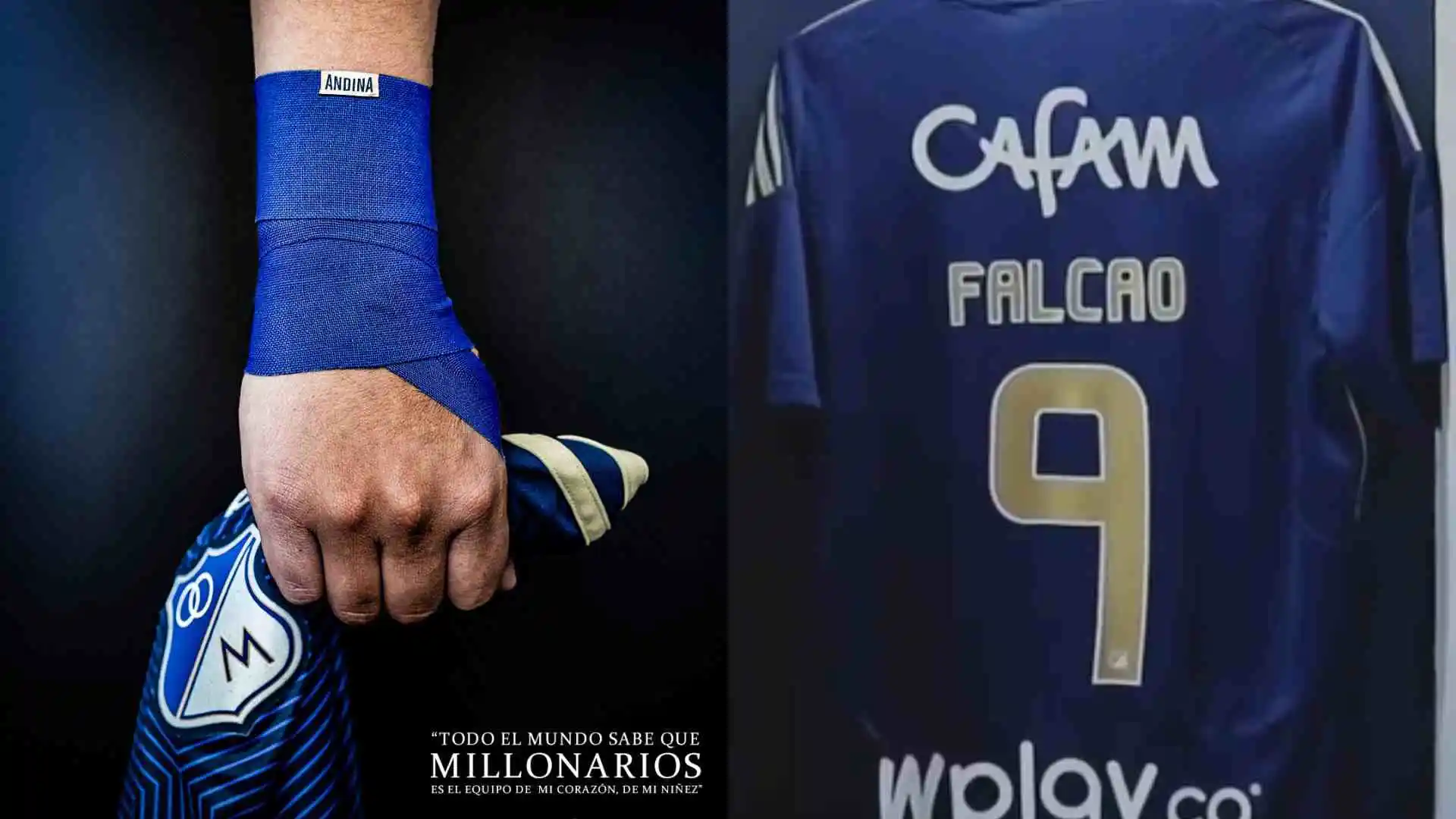 Bienvenida de Millonarios a Falcao