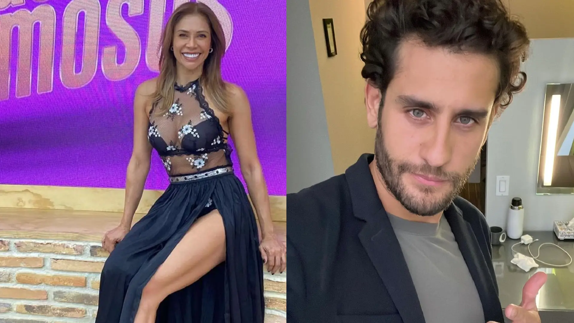 Martha y Sebastian en fiesta de galácticos