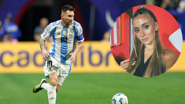 Lionel Messi saludó de beso a famoso periodista en la previa de Argentina vs. Canadá: ¿Quién era?