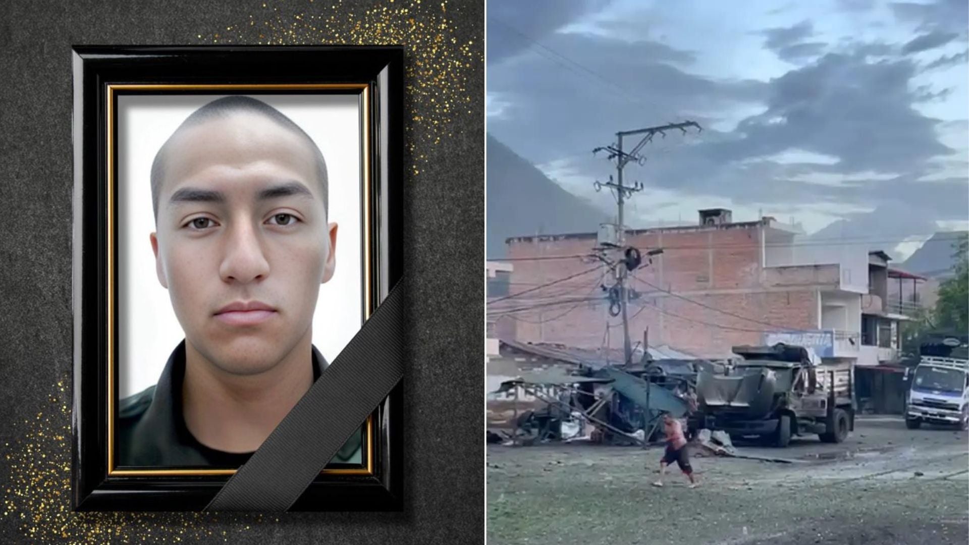 Santiago Moreno, el auxiliar de Policía asesinado en el atentado en Taminango, Nariño