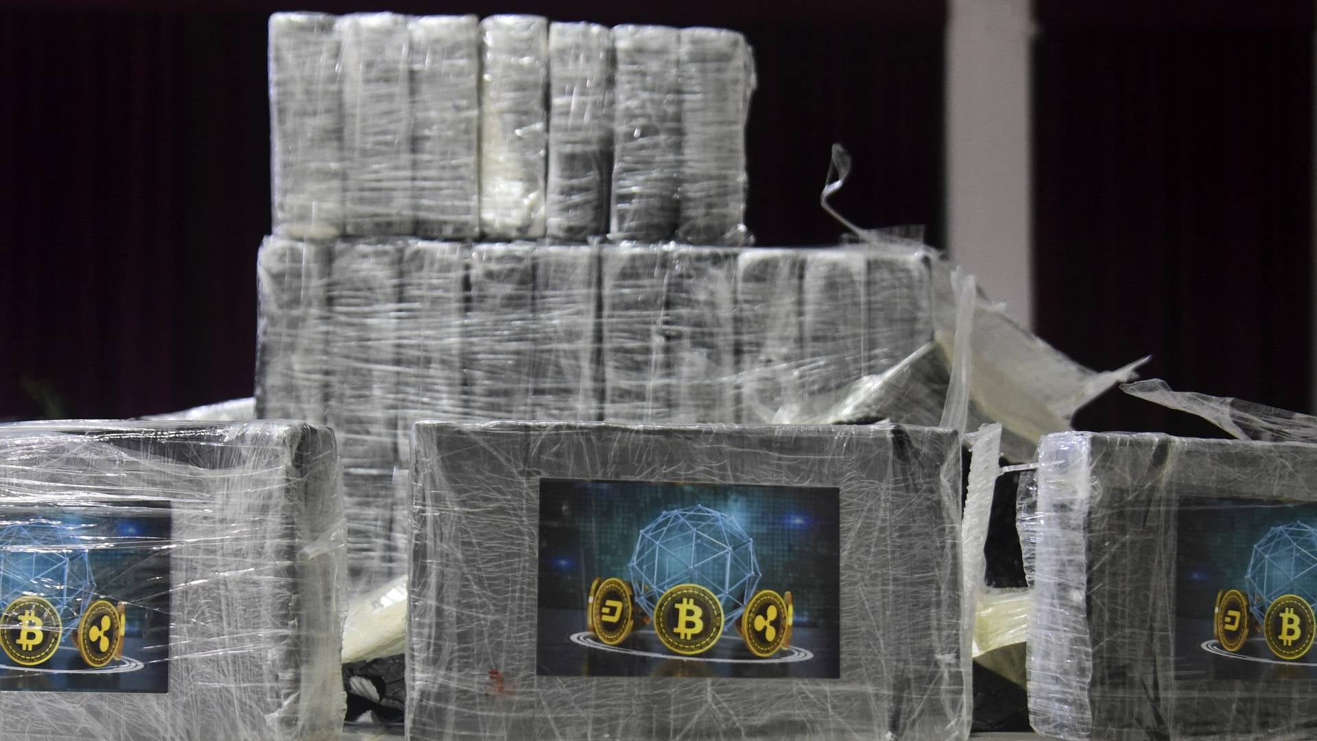 Kilos de cocaína encontrados en Florida.