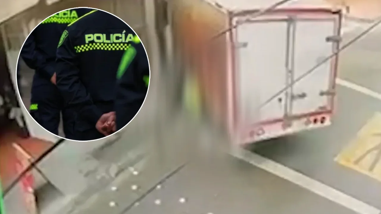 Conductor que atropelló a policías en Bogotá estaba ebrio y sin ...