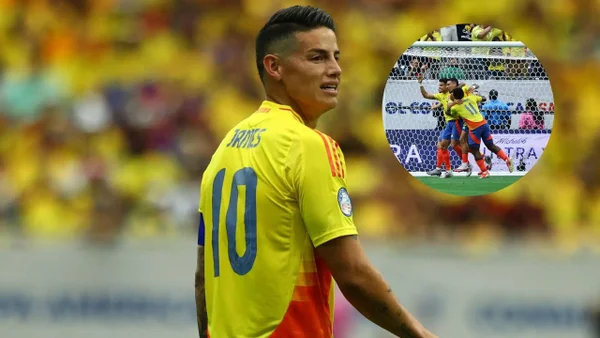 Doblemente James Rodríguez: el '10' asiste a Lerma para el segundo gol de Colombia