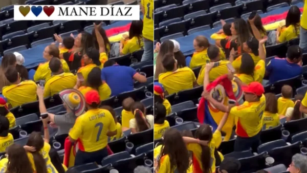 ¡Colombia de fiesta! 'Mané' Díaz bailó con euforia en el triunfo de Colombia ante Paraguay: video