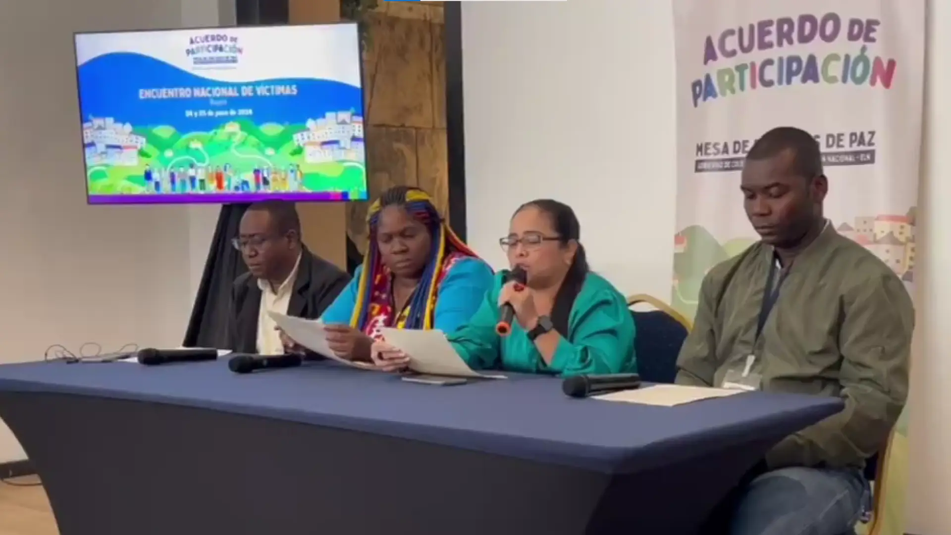 Víctimas piden al Gobierno y al ELN avanzar en un cese al fuego bilateral de carácter nacional