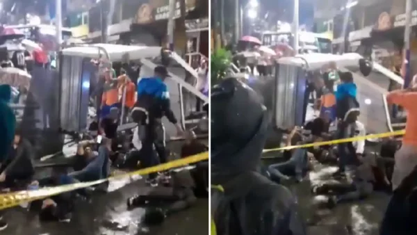 Confirman la muerte de una persona por el desplome de cabina del Metrocable de Medellín