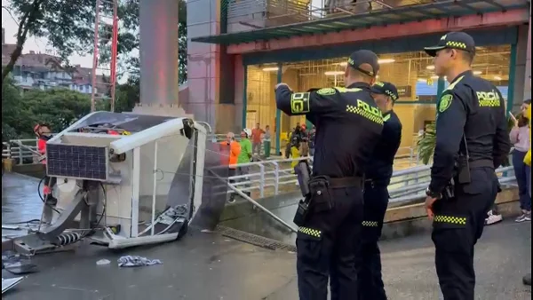 Emergencia en Medellín por caída de cabina de Metrocable