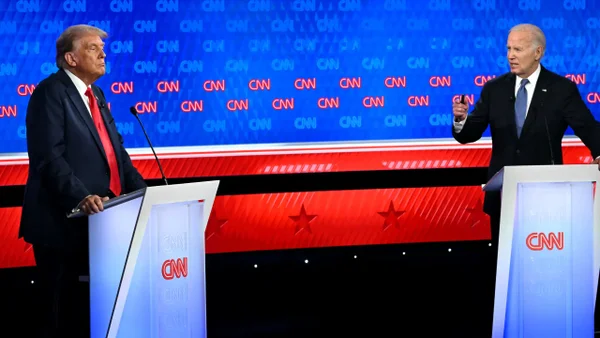 Cara a cara entre Biden y Trump: un debate lleno de críticas y ataques personales