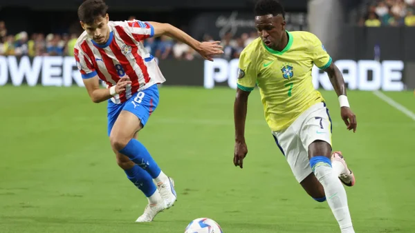 ¡Apareció Vinicius! Tremendo golazo de Brasil para imponerse sobre Paraguay