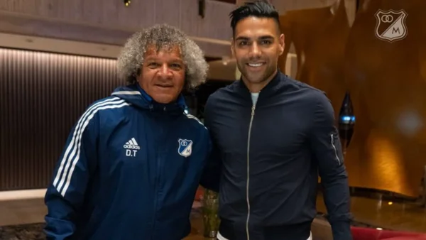 Las primeras palabras de Falcao García en su llegada a Bogotá: caluroso saludo con Gamero