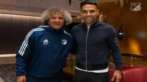 ¡Un retrato de pasión! Así va quedando el increíble mural de Falcao en El Campín: fotos