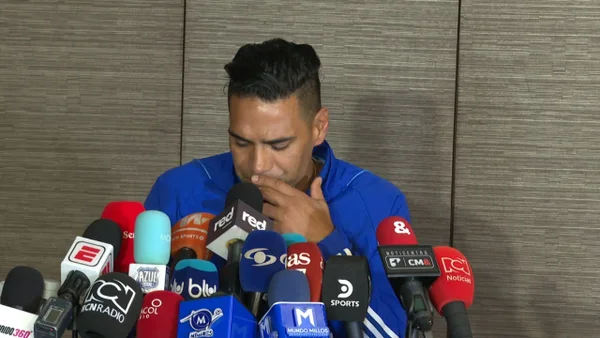 La pregunta con la que Falcao García rompió en llanto en rueda de prensa