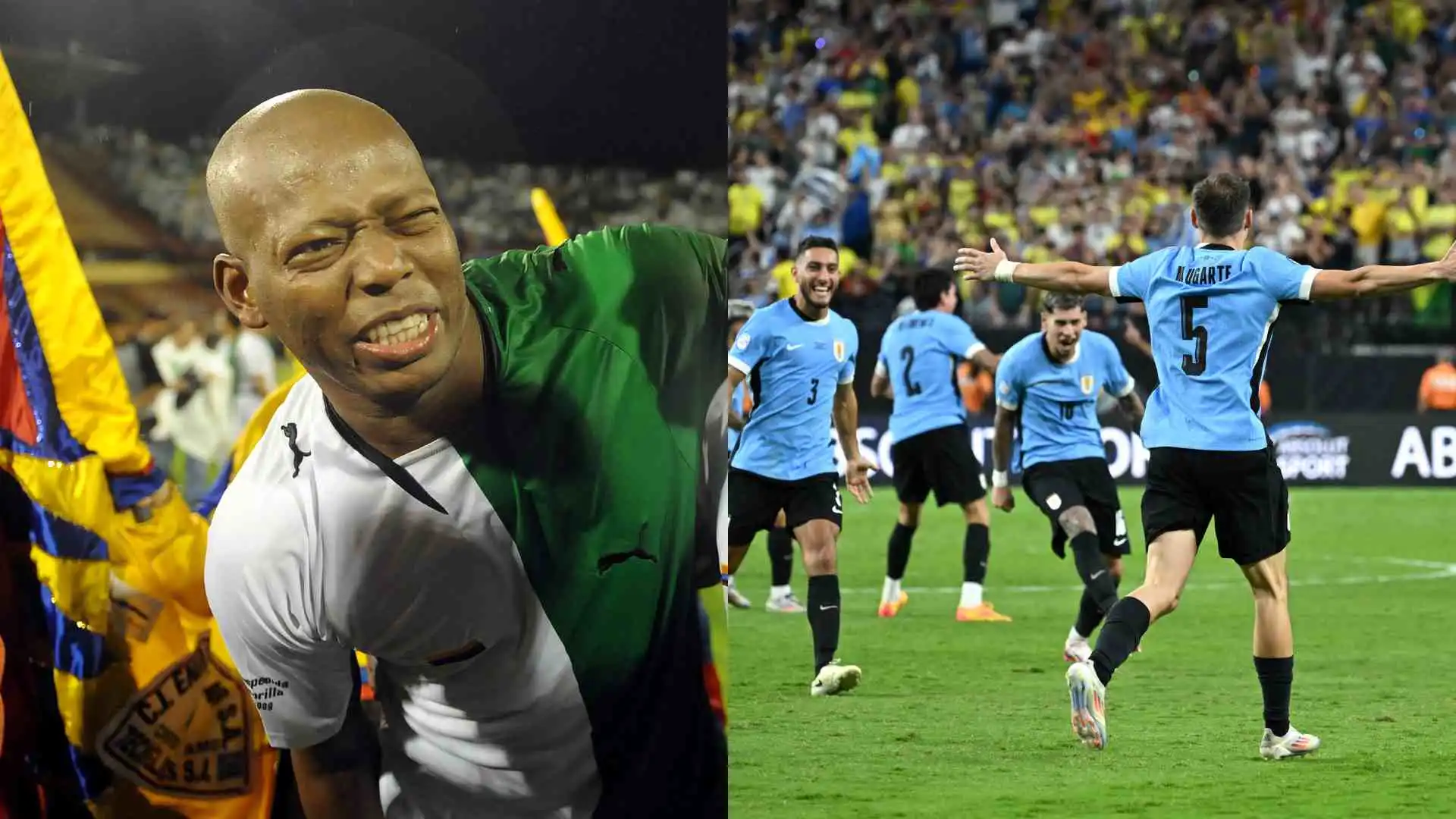 Faustino Asprilla comienza a calentar el juego vs. Uruguay: “Darwin Núñez se controla solo”