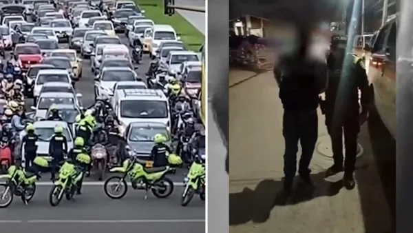 Capturaron en Bogotá a hombre que tenía droga escondida en las medias | Video