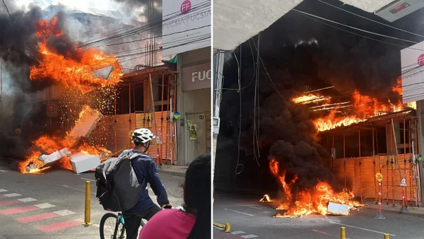 En fotos: grave incendio en el centro de Itagüí dejó tres personas lesionadas: ¿qué pasó?