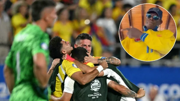 El ‘Tino’ sacó los pasos prohibidos: con baile y la camiseta puesta, envió mensaje por la final Colombia vs. Argentina