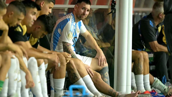 La impactante imagen del tobillo de Lionel Messi tras salir en la final de la Copa América