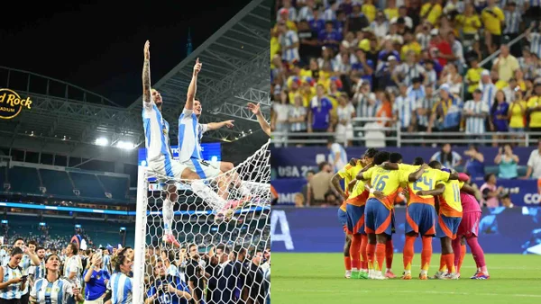 VIDEO | Jugadores argentinos se burlan de Colombia tras la final de la Copa América