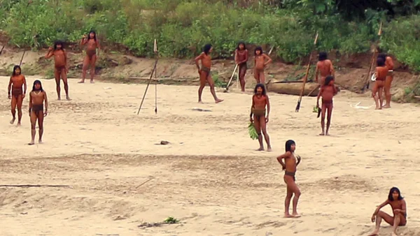 VIDEO| Una de las tribus indígenas aisladas más grandes del mundo fue vista por primera vez saliendo de su territorio en Perú