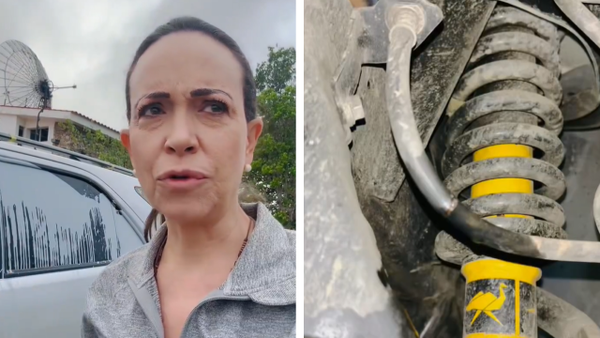 María Corina Machado denunció atentado en su contra, en el estado Lara