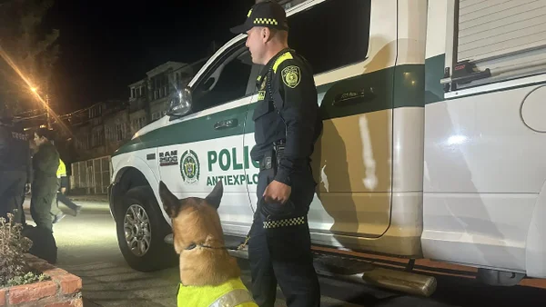 Maleta abandonada en Teusaquillo tenía un artefacto explosivo: Policía realiza detonación controlada