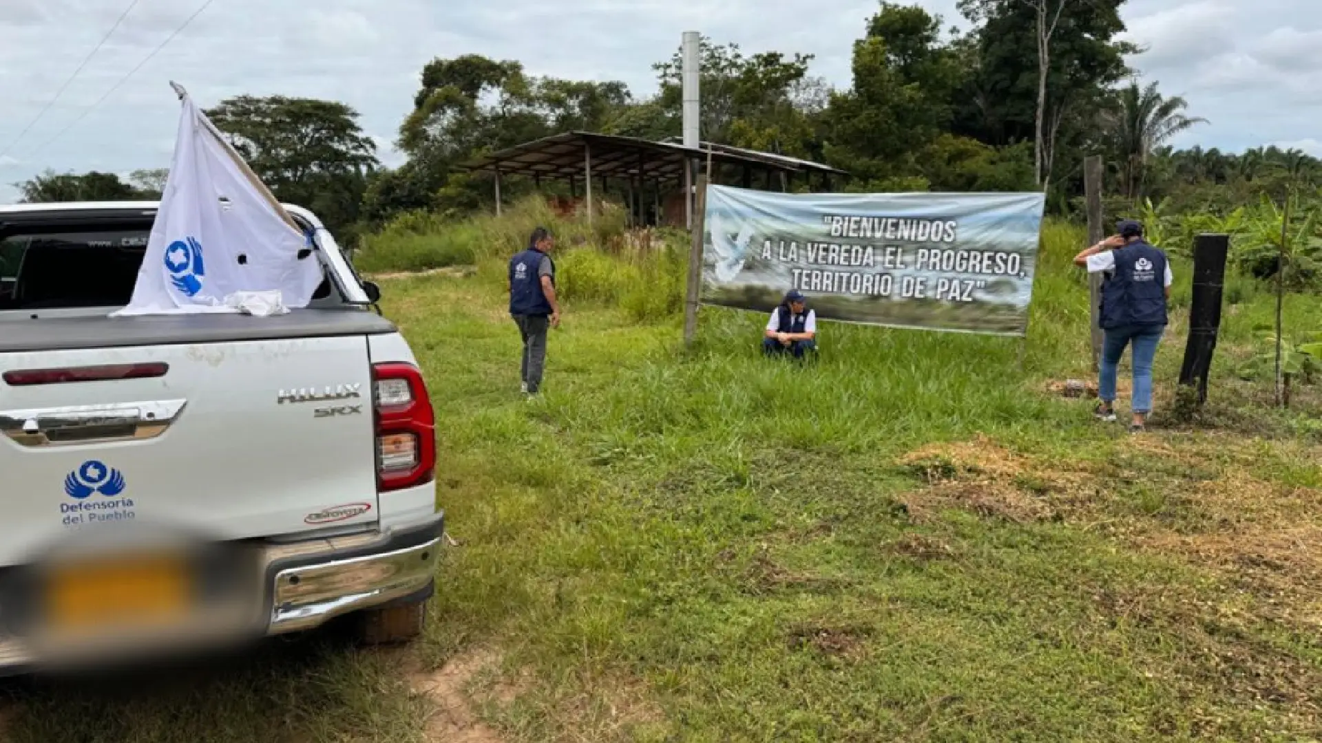Menores de edad rescatados en Arauca.