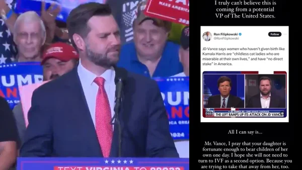 Actriz Jennifer Aniston condenó los comentarios de JD Vance a mujeres políticas: “damas con gatos y sin hijos”