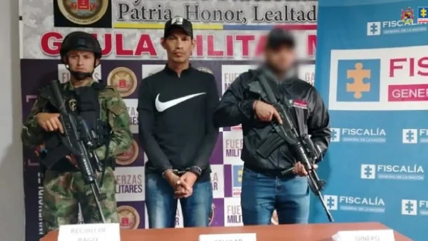 ¡En flagrancia! Decía que era integrante del Clan del Golfo para extorsionar al administrador de una finca