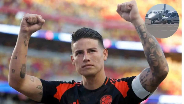 ¿James Rodríguez cerca de Junior? El volante aterrizó en Barranquilla en las últimas horas