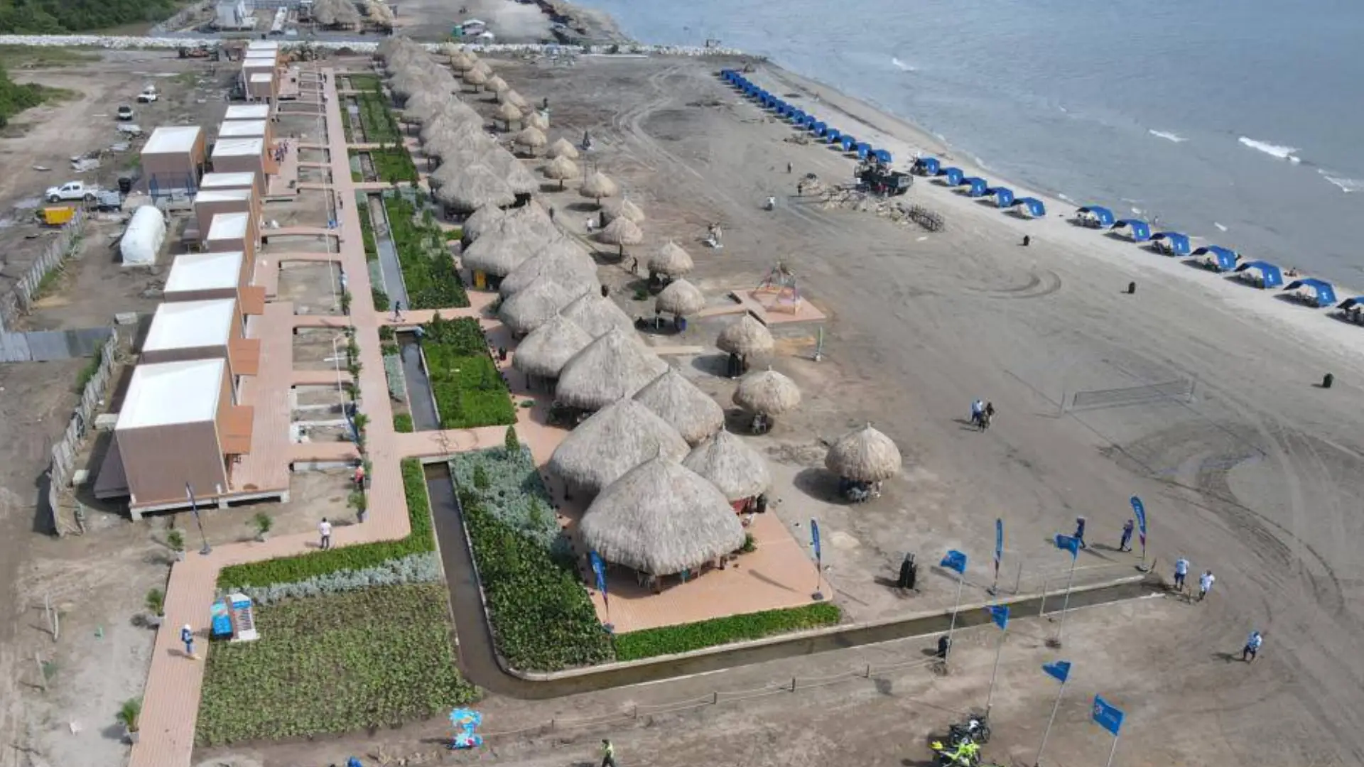 Playa Puerto Colombia.