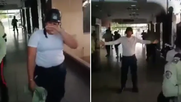 En video: policías venezolanos se quitan el uniforme para no obligarse a reprimir a manifestantes