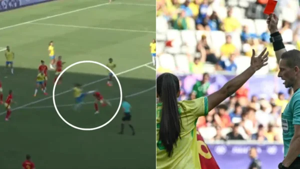 La escalofriante patada de Marta, jugadora histórica de Brasil a rival española en los Juegos Olímpicos