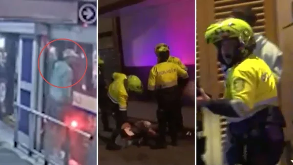 Policía persiguió y capturó a ladrones que robaron e hirieron a hombre en estación de Transmilenio | Video Policía persiguió y capturó a ladrones que robaron e hirieron a hombre en estación de Transmilenio | Video