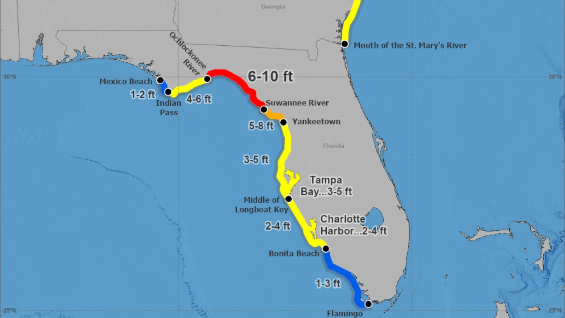 tormenta-debby-florida-eeuu La tormenta Debby podría convertirse en huracán mientras se aproxima a Florida, EE. UU.