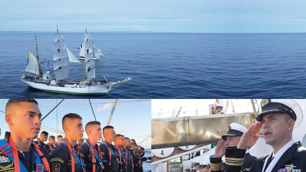 El Buque Gloria regresó triunfante a Cartagena: un homenaje a su valor y unidad El Buque Gloria regresó triunfante a Cartagena: un homenaje a su valor y unidad