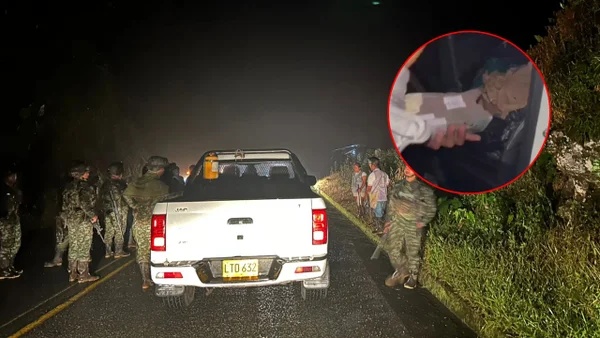 Gobernador indígena que iba en vehículo UNP con más de $230 millones huyó durante la inspección