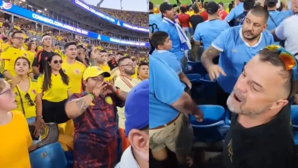 Sale a la luz video inédito de la pelea en partido Colombia y Uruguay: hincha insultó a colombianos