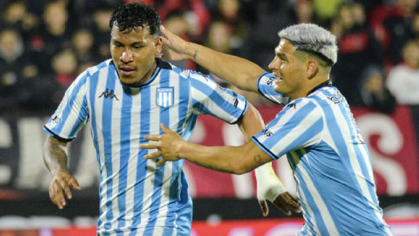 Roger Martínez se reportó con un golazo de media distancia en Newell's vs. Racing: video