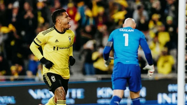 Juan Camilo ‘Cucho’ Hernández marcó gol de cabeza con Columbus Crew: vea la anotación del colombiano