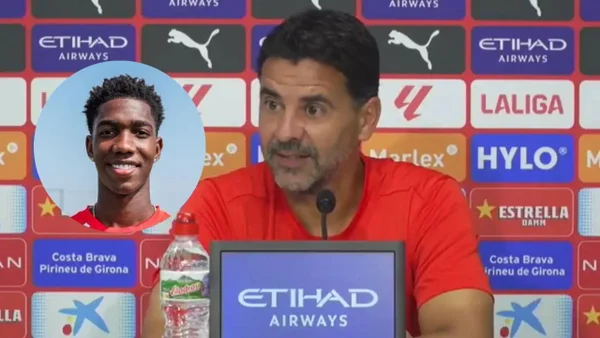 Técnico del Girona elogió a Yaser Asprilla y reveló cuál es el plan con el colombiano Técnico del Girona elogió a Yaser Asprilla y reveló cuál es el plan con el colombiano