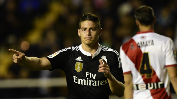 James Rodríguez le anotó un golazo al Rayo Vallecano, con asistencia de 'CR7': video James Rodríguez le anotó un golazo al Rayo Vallecano, con asistencia de 'CR7': video