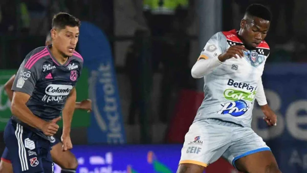 Independiente Medellín salvó un punto sobre la hora en su visita a Bogotá: vea los goles