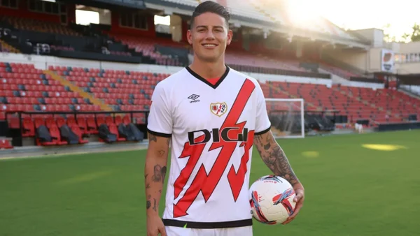 Lindos recuerdos: fecha en la que James visitará el Santiago Bernabéu con el Rayo
