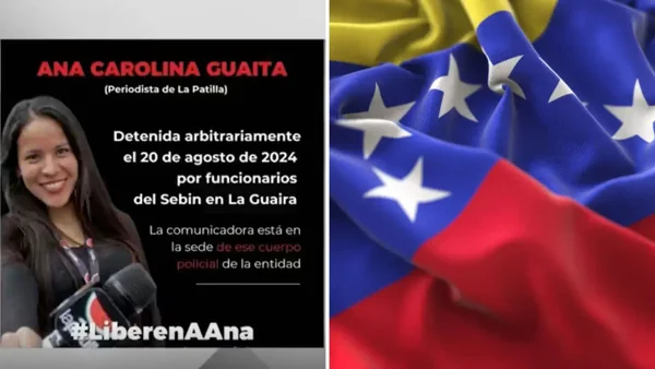 ¿Qué se sabe de Ana Carolina Guaita?, periodista venezolana detenida por el régimen de Nicolás Maduro
