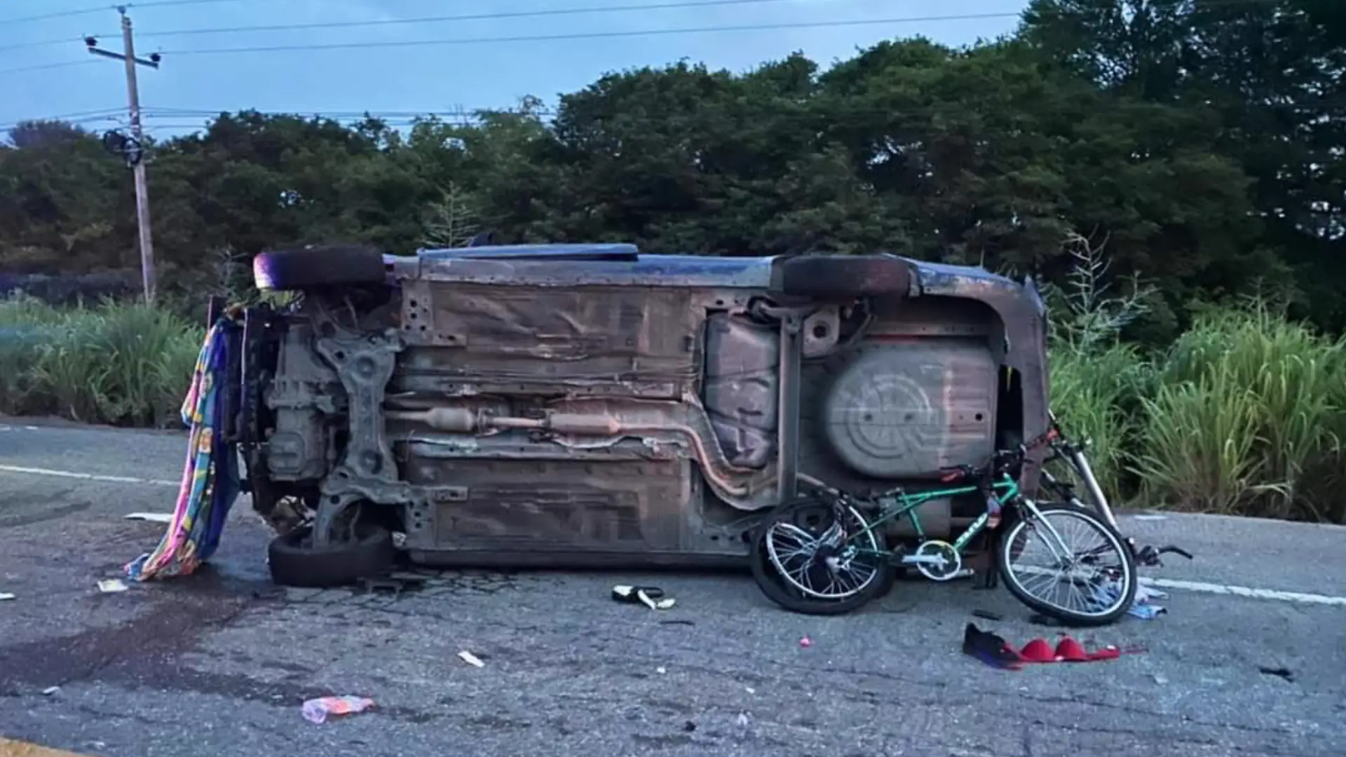 Accidente en México deja tres muertos y 17 heridos en caravana de migrantes