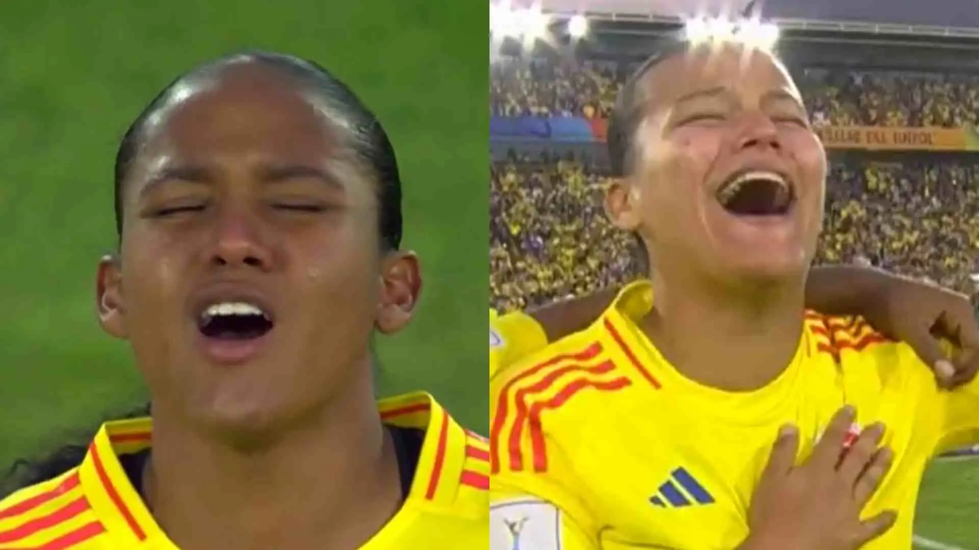 lagrimas-de-las-jugadoras-colombianas-en-el-mundial-sub-20 ¡Conmovedor! Jugadoras de Colombia no aguataron las lágrimas previo a su debut en el Mundial