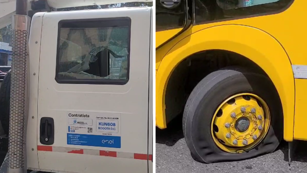 Paro camionero: minjusticia dice que se tomarán medidas contra quienes vandalizaron buses