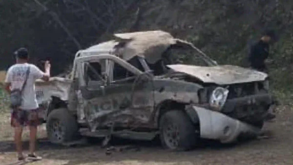 En video: patrulla de la Policía fue atacada con explosivos en Norte de Santander y dejó a uniformados heridos