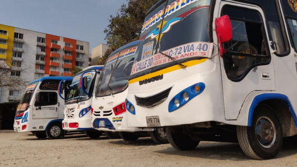 Buses de transporte público se van a paro en Barranquilla, tras el asesinato a tiros de un conductor